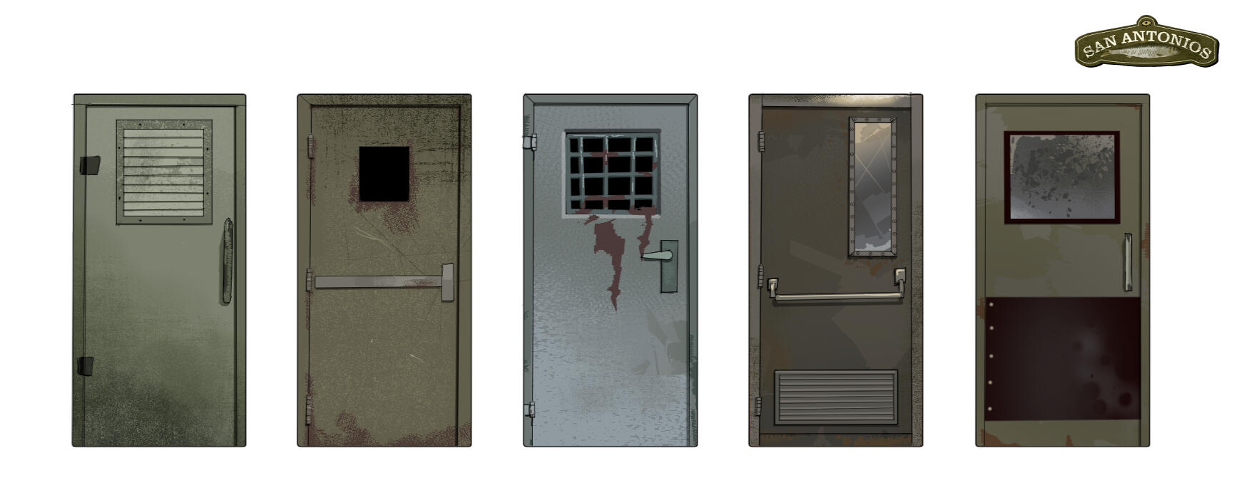 Factory Door Concept Art