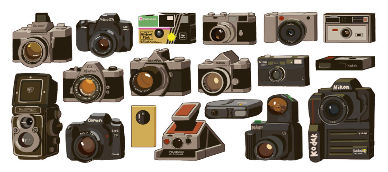 1950s - 2000s Cameras