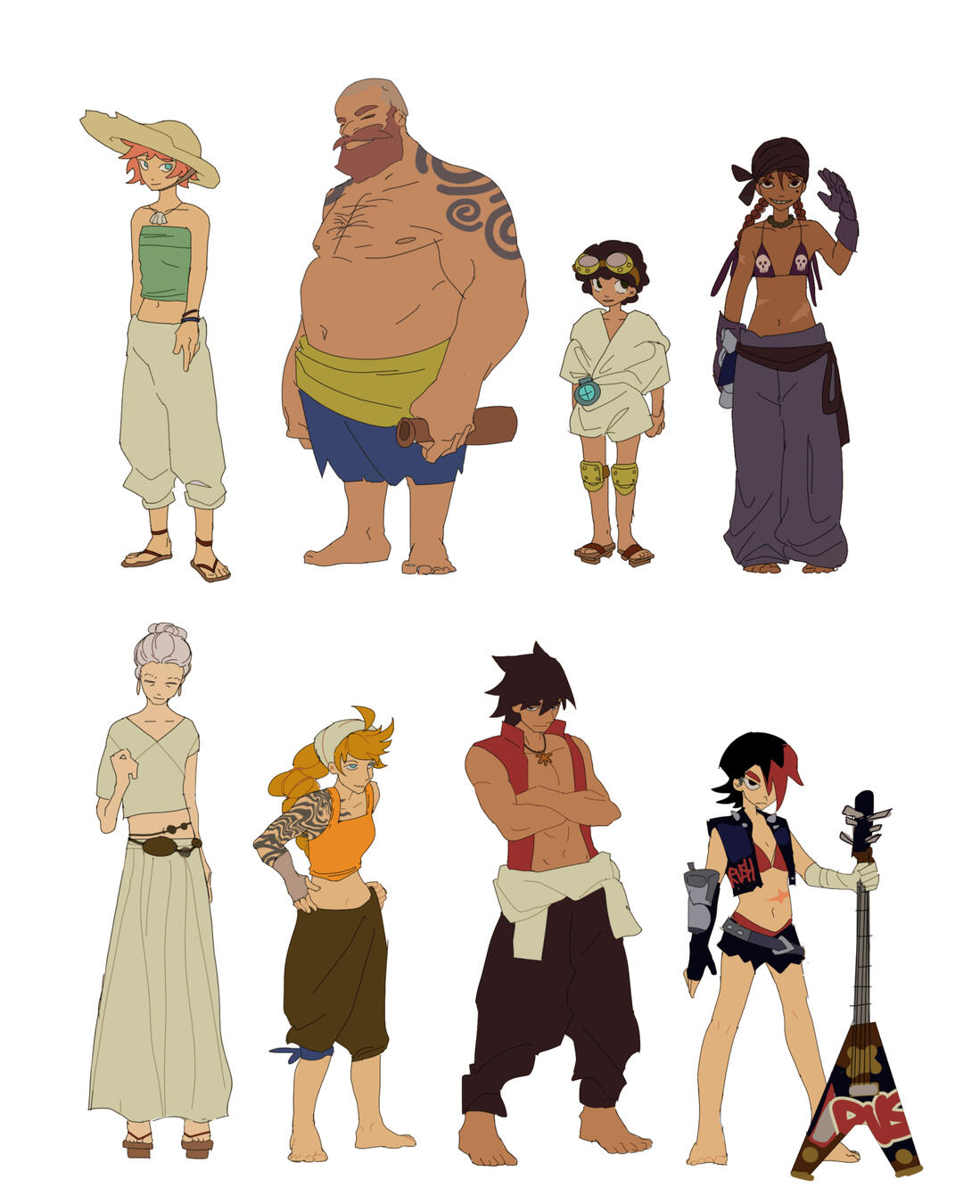 Beastship NPC Concepts